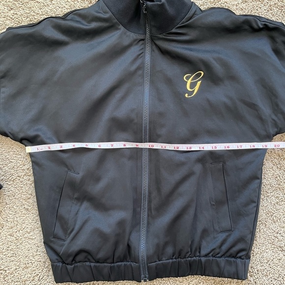 Aritzia Golden By TNA Satin Embroidered Floral Shaul Bomber Jacket - Picture 8 of 14